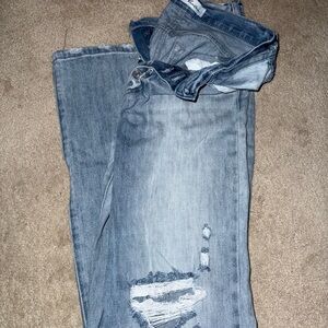 KanCan Blue Distressed Boyfriend Jeans